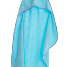 Încarcă imaginea în vizualizatorul Galerie, Set Trusou Botez Muselină Albastru Cyan Dublată TWINDECO Cyan Cotton Flower