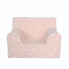 Încarcă imaginea în vizualizatorul Galerie, Fotoliu pentru Copii, Roz cu Inimioare, TWINDECO Pink Hearts