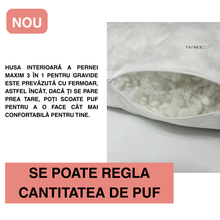 Încarcă imaginea în vizualizatorul Galerie, Pernă pentru Gravide 3 în 1 TWINDECO Maxim, 100% BUMBAC ORGANIC