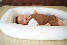Încarcă imaginea în vizualizatorul Galerie, Baby Nest Alb, bumbac organic, TWINDECO Pure White