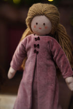 Încarcă imaginea în vizualizatorul Galerie, Twinkle Doll TWINDECO Old Pink Velvet, papusa textila, 35 cm