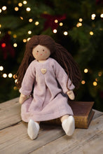 Încarcă imaginea în vizualizatorul Galerie, Twinkle Doll TWINDECO Dusty Pink Velvet, papusa textila, 35 cm