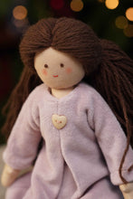 Încarcă imaginea în vizualizatorul Galerie, Twinkle Doll TWINDECO Dusty Pink Velvet, papusa textila, 35 cm