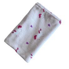 Încarcă imaginea în vizualizatorul Galerie, Păturică groasă Unicorni, fleece, 90x70 cm, TWINDECO Unicorns blanket