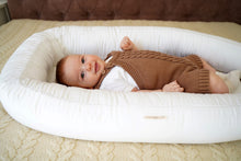 Încarcă imaginea în vizualizatorul Galerie, Baby Nest Alb, bumbac organic, TWINDECO Pure White
