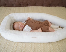 Încarcă imaginea în vizualizatorul Galerie, Baby Nest Alb, bumbac organic, TWINDECO Pure White