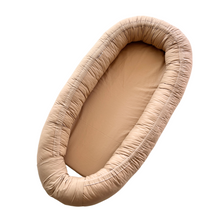 Încarcă imaginea în vizualizatorul Galerie, Baby Nest Bej, bumbac organic, TWINDECO Beige