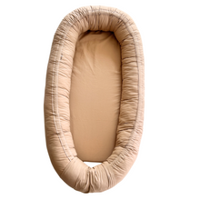 Încarcă imaginea în vizualizatorul Galerie, Baby Nest Bej, bumbac organic, TWINDECO Beige