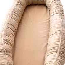 Încarcă imaginea în vizualizatorul Galerie, Baby Nest Bej, bumbac organic, TWINDECO Beige