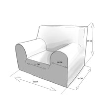Încarcă imaginea în vizualizatorul Galerie, Fotoliu pentru Copii Galben, Bumbac, TWINDECO Yellow Kids Armchair