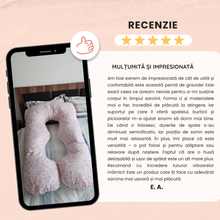 Încarcă imaginea în vizualizatorul Galerie, Pernă pentru Gravide 3 în 1 TWINDECO Maxim, 100% BUMBAC ORGANIC