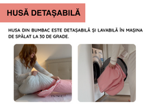 Încarcă imaginea în vizualizatorul Galerie, Pernă pentru Gravide 3 în 1 TWINDECO Maxim, 100% BUMBAC ORGANIC