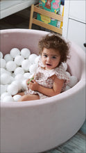 Încarcă imaginea în vizualizatorul Galerie, Piscină cu Bile, Catifea Roz Pudrat, 200 de bile, TWINDECO Dusty Pink Velvet
