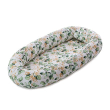 Încarcă imaginea în vizualizatorul Galerie, Baby Nest Verde/Alb, Eucalipt, bumbac organic, TWINDECO Eucalyptus