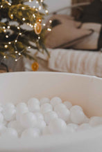 Încarcă imaginea în vizualizatorul Galerie, Piscină cu bile, Catifea Albă, 200 de bile, White Christmas, Velvet, TWINDECO