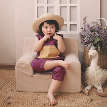 Încarcă imaginea în vizualizatorul Galerie, Fotoliu pentru Copii Bej, Catifea, TWINDECO Beige Velvet