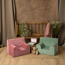 Încarcă imaginea în vizualizatorul Galerie, Fotoliu pentru Copii Mint Catifea TWINDECO Mint Velvet