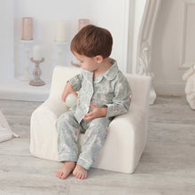 Încarcă imaginea în vizualizatorul Galerie, Fotoliu pentru Copii Alb Catifea