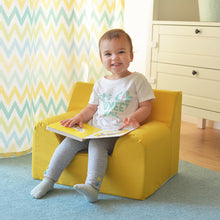 Încarcă imaginea în vizualizatorul Galerie, Fotoliu pentru Copii Galben, Bumbac, TWINDECO Yellow Kids Armchair
