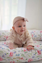 Încarcă imaginea în vizualizatorul Galerie, Baby Nest cu Maci Roz/Alb, bumbac organic, TWINDECO Poppy Field