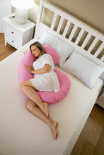 Încarcă imaginea în vizualizatorul Galerie, Set Cadou Gravide Pernă Gravide și Alăptat + Baby Nest cu Volănașe