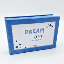 Încarcă imaginea în vizualizatorul Galerie, Ramă foto bebe cutie pentru fotografii Albastră Catifea