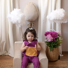 Încarcă imaginea în vizualizatorul Galerie, Balon din catifea bej, decorațiune perete camera copilului, TWINDECO Beige Velvet Balloon