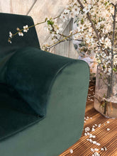 Încarcă imaginea în vizualizatorul Galerie, Fotoliu pentru Copii, Verde Smarald, Catifea rezistentă de Tapițerie, TWINDECO Emerald Green Velvet Media 1 of 14