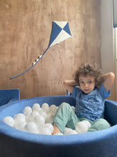 Încarcă imaginea în vizualizatorul Galerie, Piscină cu bile, Catifea, Albastru, 200 de bile, TWINDECO Blue Velvet