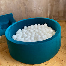 Încarcă imaginea în vizualizatorul Galerie, Piscină cu bile Albastru Petrol TWINDECO Petrol Velvet