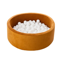 Încarcă imaginea în vizualizatorul Galerie, Piscină cu bile, Catifea Galben Muștar, 200 de bile, TWINDECO Mustard Velvet