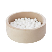 Încarcă imaginea în vizualizatorul Galerie, Piscină cu bile, Catifea Bej, 200 de bile, TWINDECO Beige Velvet
