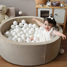 Încarcă imaginea în vizualizatorul Galerie, Piscină cu bile, Catifea Bej, 200 de bile, TWINDECO Beige Velvet