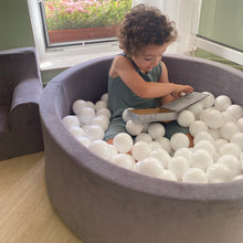 Încarcă imaginea în vizualizatorul Galerie, Piscină cu bile, Catifea Gri, 200 de bile, TWINDECO Grey Velvet