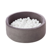 Încarcă imaginea în vizualizatorul Galerie, Piscină cu bile, Catifea Gri, 200 de bile, TWINDECO Grey Velvet