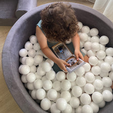 Încarcă imaginea în vizualizatorul Galerie, Piscină cu bile, Catifea Gri, 200 de bile, TWINDECO Grey Velvet