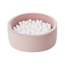 Încarcă imaginea în vizualizatorul Galerie, Piscină cu Bile, Catifea Roz Pudrat, 200 de bile, TWINDECO Dusty Pink Velvet