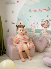 Încarcă imaginea în vizualizatorul Galerie, Fotoliu pentru Copii Roz pudrat, Catifea, TWINDECO Dusty Pink Velvet
