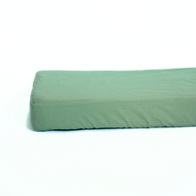 Încarcă imaginea în vizualizatorul Galerie, Cearceaf Elastic Impermeabil Menta dublat 2in1, 120x60, bumbac organic cu interior captusit impermeabill
