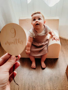 Fotoliu pentru Copii Crem, Catifea, TWINDECO Cream Velvet