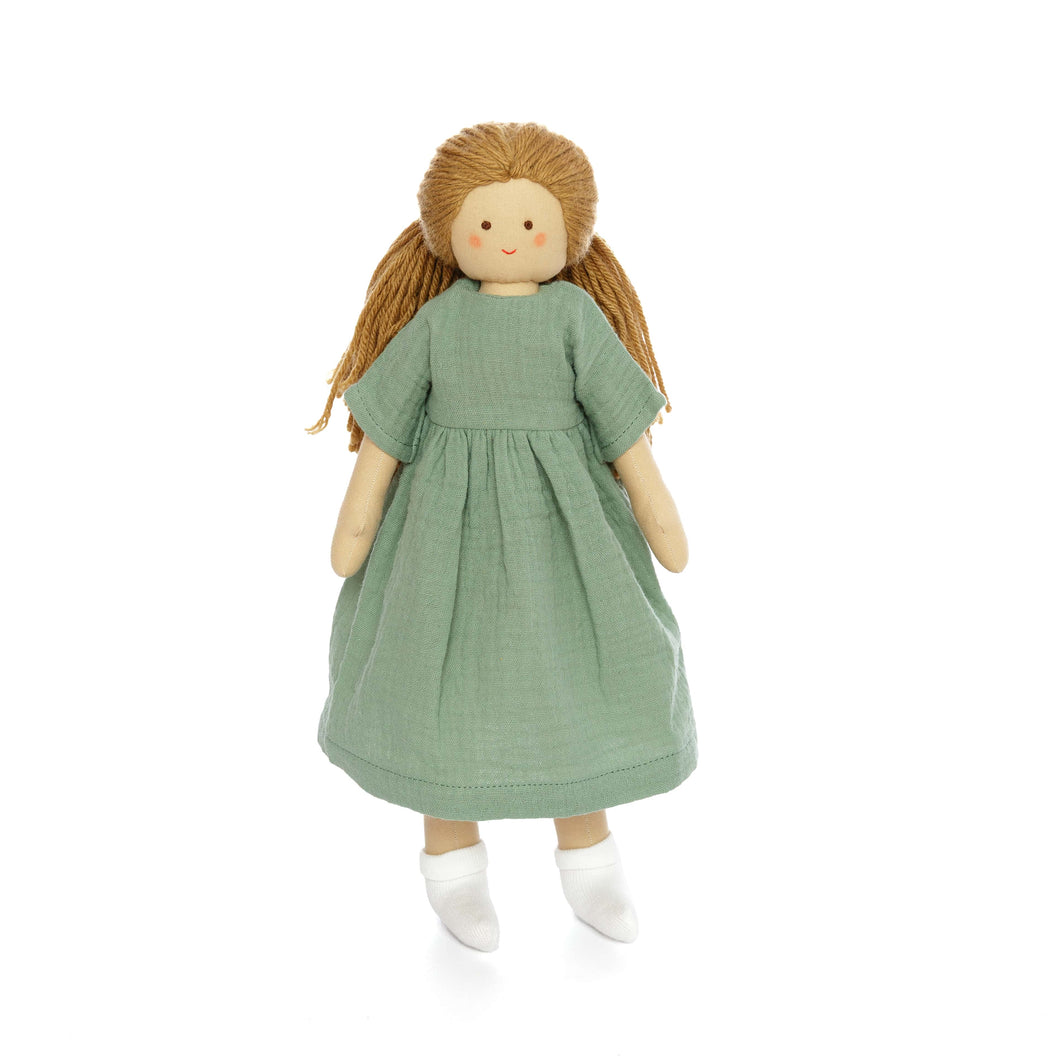 Twinkle Doll TWINDECO Muselina Mint, papusa textila, 35 cm