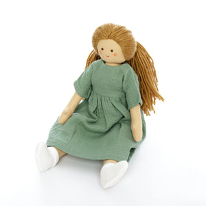 Twinkle Doll TWINDECO Muselina Mint, papusa textila, 35 cm