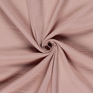 Păturică muselină Roz Antic, 120x100cm, TWINDECO Old Pink Cotton Flower