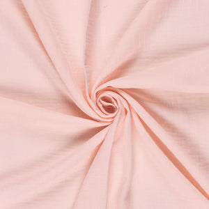 Păturică muselină Roz Pal, 120x100cm, TWINDECO Light Pink Cotton Flower