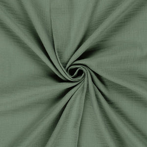Păturică muselină Verde Mentă, 120x100cm, TWINDECO Mint Cotton Flower