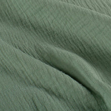 Încarcă imaginea în vizualizatorul Galerie, Păturică muselină Verde Mentă, 120x100cm, TWINDECO Mint Cotton Flower
