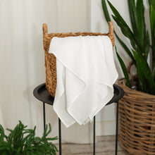 Încarcă imaginea în vizualizatorul Galerie, Păturică muselină Albă, 120x100cm, TWINDECO White Cotton Flower
