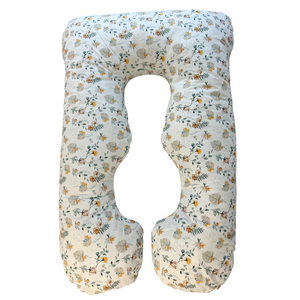 Pernă pentru Gravide 3 în 1 TWINDECO Maxim, 100% BUMBAC ORGANIC
