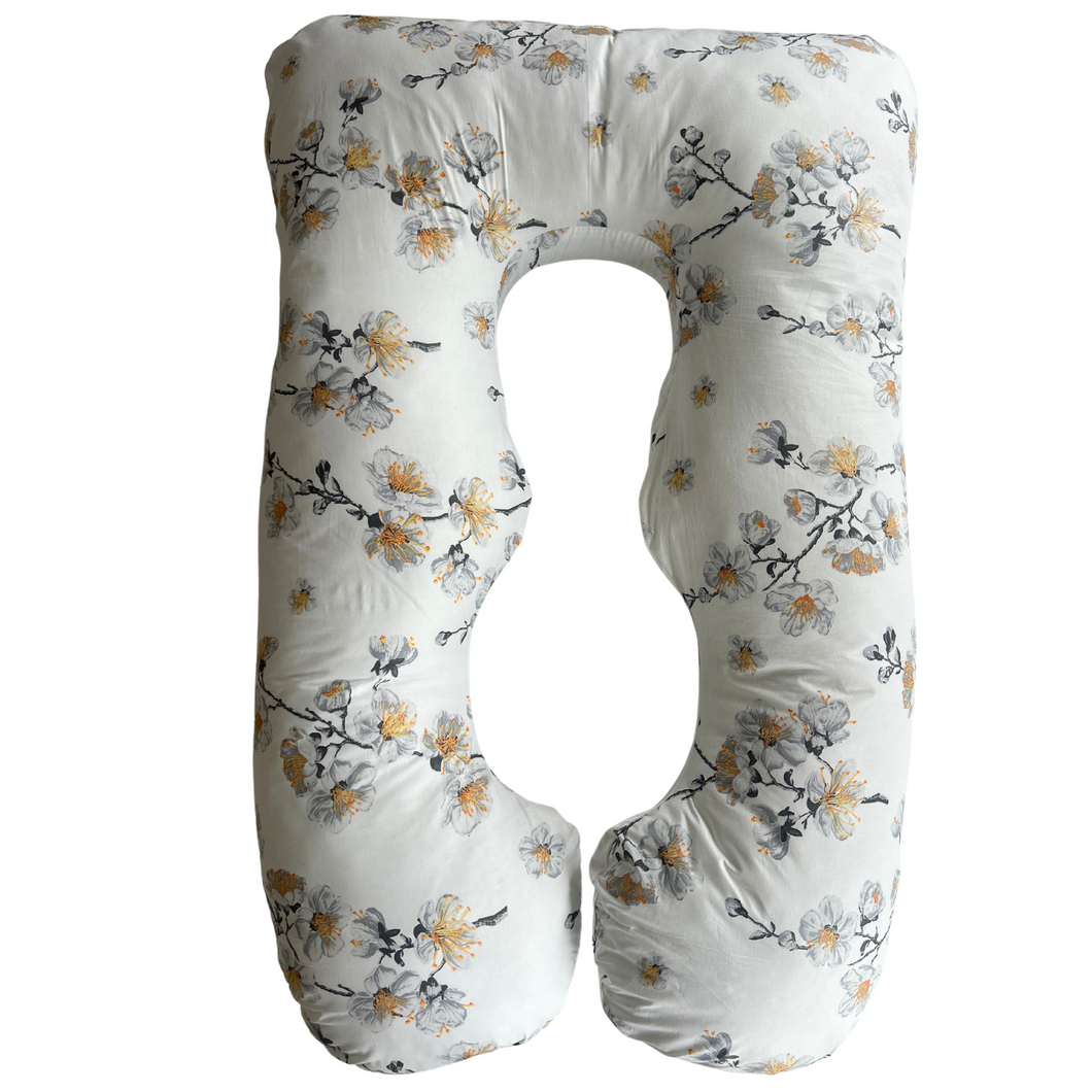 Pernă pentru Gravide 3 în 1 TWINDECO Maxim, 100% BUMBAC ORGANIC