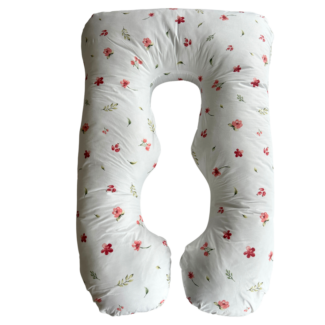 Pernă pentru Gravide 3 în 1 TWINDECO Maxim, 100% BUMBAC ORGANIC